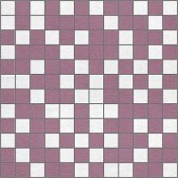 Керамическая мозайка Mosaico Aprica Blanco-Lila 30 x 30