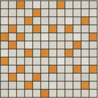 Керамическая мозаика Mosaico Futura  Marfil-Naranja 30 x 30