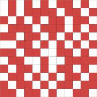 Керамическая мозаика Shine Mosaico White-Red 30 x 30