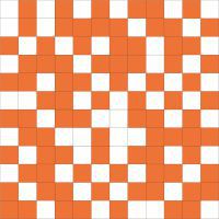 Керамическая мозаика Shine Mosaico White-Orange 30 x 30