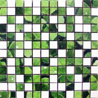 Керамическая мозаика Lotus Mosaico Blanco-Verde 30 x 30