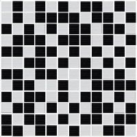 Керамическая мозаика Style Mosaico Marfil-Negro 30 x 30