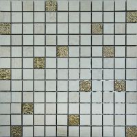 Керамическая мозаика Mosaico Nerea Crema-Beige-Gold 30 x 30