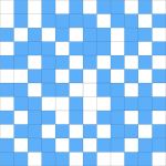 Mosaico Arcobaleno Blue-White 30 x 30